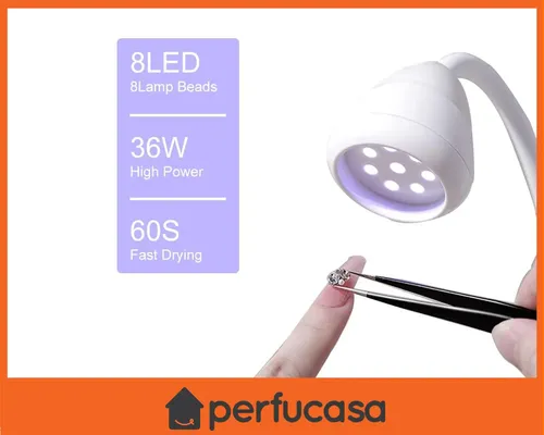 Lampara Led Uv 36w Usb Softgel Manicuria Uñas Semipermanente