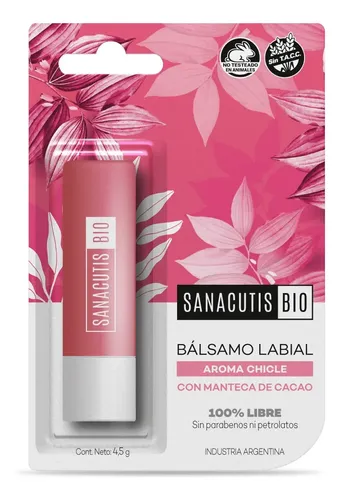 Manteca De Cacao Sanacutis Balsamo Labial X4.5g Chicle