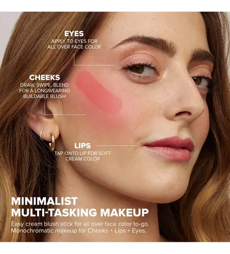 Barra Multiusos Mate 3 En 1 Rubor Labial Iluminador