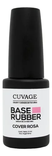 Base Rubber Esmalte Gel Uv Uñas Frágiles Manicuria Cuvage