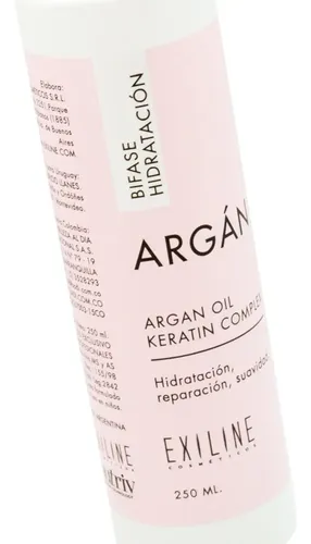 Exiline Argán Bifase Hidratación Acondicionador Keratina