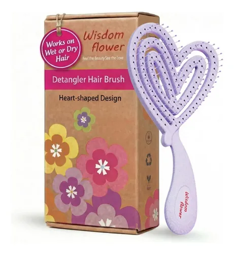 Cepillo De Pelo Wisdom Flower Desenredante Para Cabello Moja