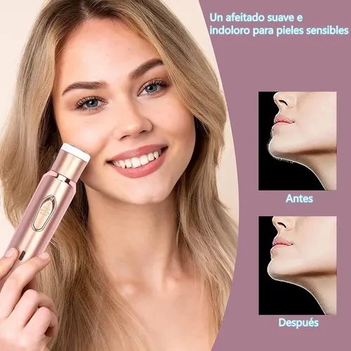 Depiladora Eléctrica For Mujer, Afeitadora Indolora A