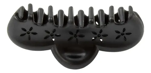 Broches de Pelo Iko Shop Flor Calada Nylon Negro Pack 12 Piezas