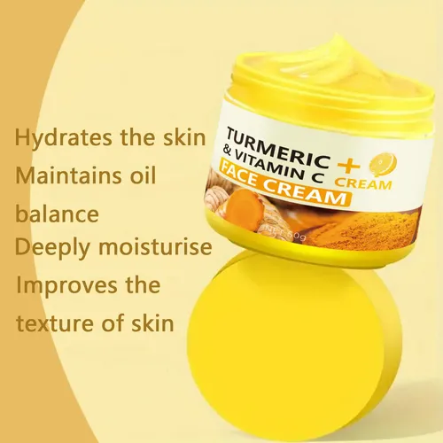 Crema Hidratante De Cúrcuma, Hidratante, Control Del Aceite