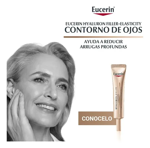 Eucerin Hyaluron Filler Elasticity Contorno Ojos Antiedad Todo Tipo De Piel