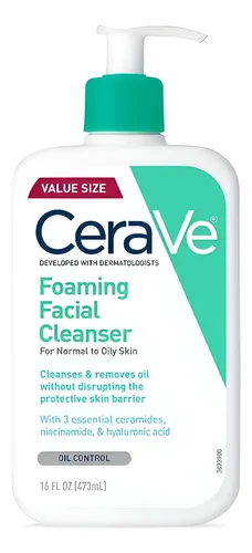 Cerave Gel Limpiador Espumoso De 473ml