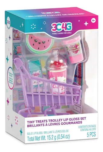 Set Brillo Labial Carrito Compras Niñas 3c4g