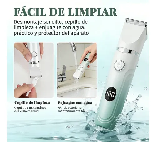 Depiladora Eléctrica 3 En 1