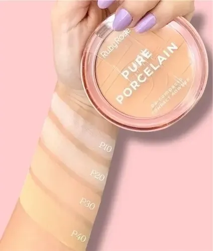 Novedad Polvo Compacto Pure Porcelain Ruby Rose Hbm401