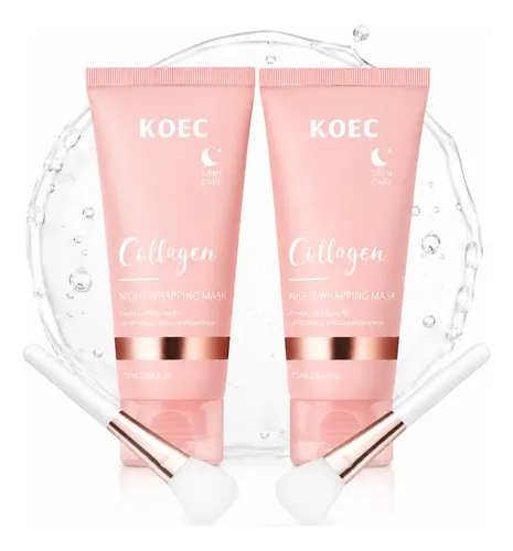 X2 Mascarilla Facial Hidratante Colágeno Noche Antiage 75 Ml