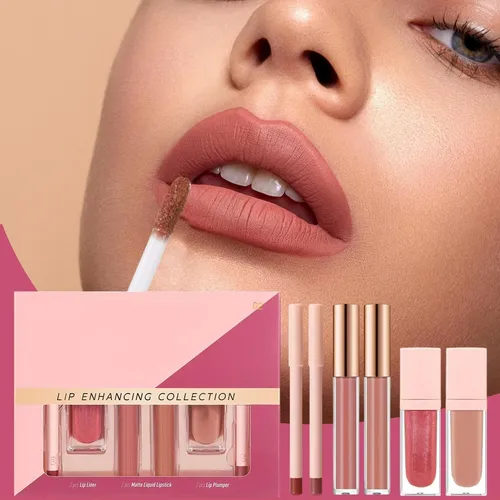 Kit De Maquillaje Labial,set Impermeable De Lápiz Labial