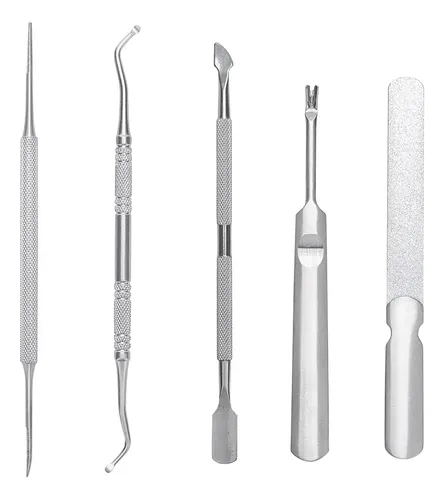Set Para Uñas Gadnic K18 Corta uñas Podólogos Acero Inoxidable