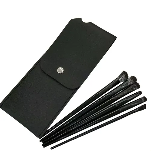 Kit 6 Brochas Suaves Para Ojos Delineado Y Detalles