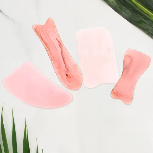 4 Tablas Portátiles De Gua Sha, Tablas De Masaje Para Raspar