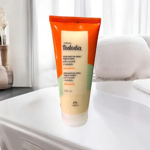 Exfoliante En Crema Para Cuerpo Macadamia Tododia Natura