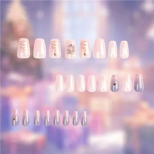 Pegatinas Para Manicura Francesa Navideña