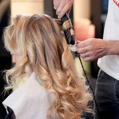 Planchita Y Buclera Gamma+ Rosebud Styler Profesional