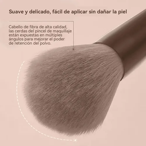 Set De 13 Brochas De Maquillaje Marrón Eri Genérico