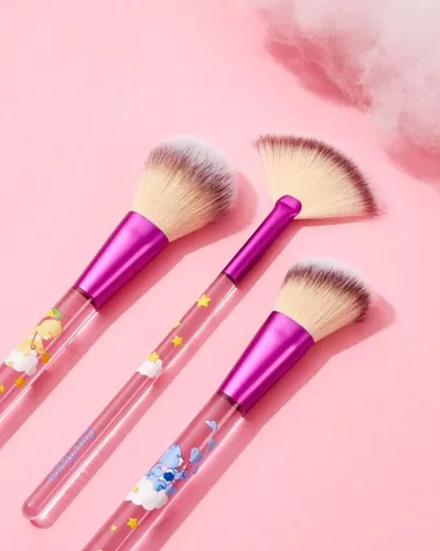 Set 3 Brochas Maquillaje Ositos Cariñositos