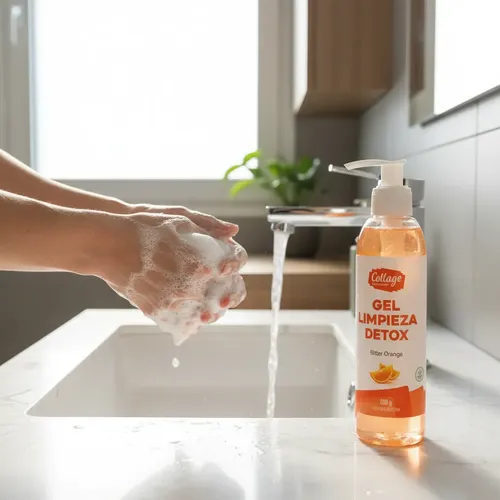 Gel De Limpieza Detox Naranja Collage X 200ml