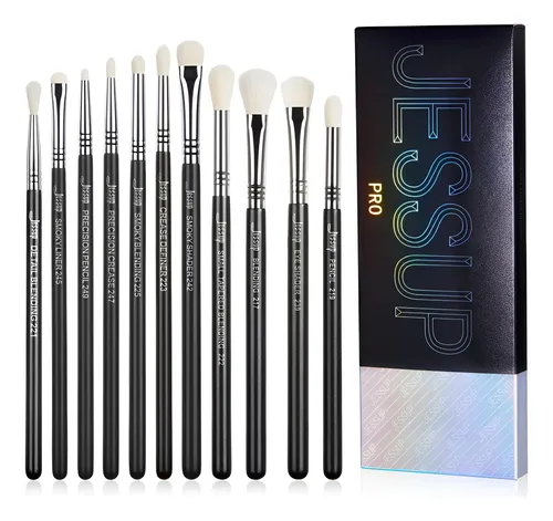 Juego De Brochas Para Sombras De Ojos Jessup T340, 11 Piezas