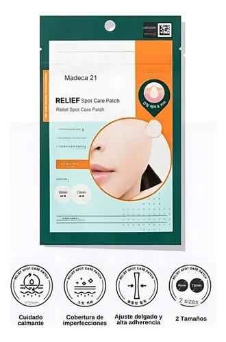 Centellian 24 Parches Madeca 21 Relief Spot Care Patch 68ea Momento De Aplicación Día/noche Tipo De Piel Grasa
