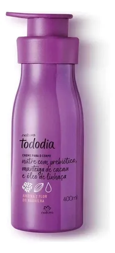 Crema Hidratante Corporal Natura Tododia de Ciruela y Flor de Vainilla, 400 ml