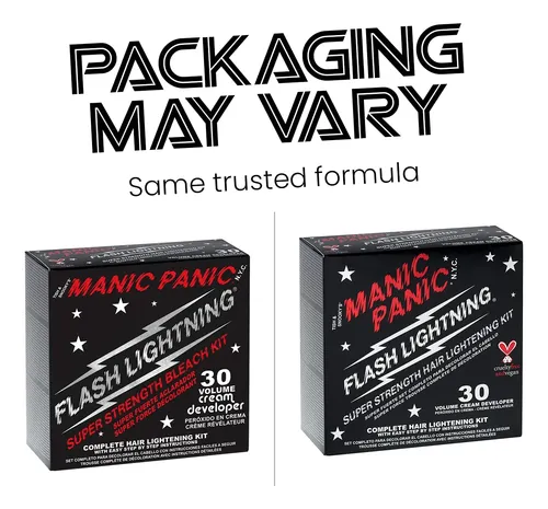 Kit De Decoloración Para El Cabello Manic Panic Flash Lightn