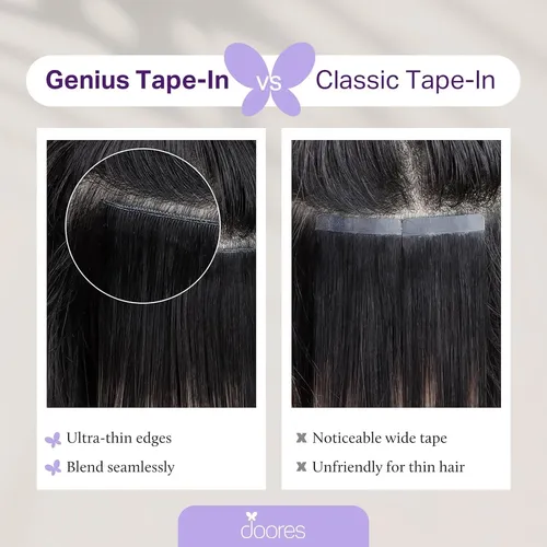 Extensiones Con Cinta Doores 16” 50 G 20 Uds Balayage