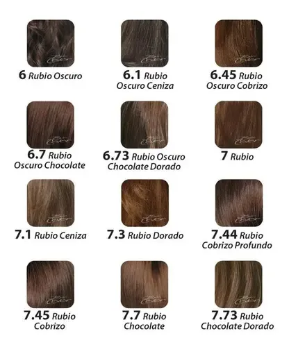 Tintura Coloración Biferdil Biocolor Mascara Nutriprotectora Tono Nº6 Rubio Oscuro
