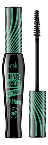 Rímel Impermeable Largo, Voluminoso Y Rizado, Negro Intenso