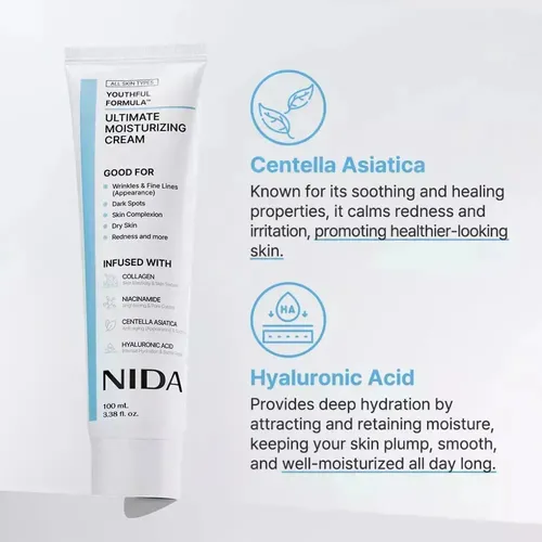 2 Unidades Nida Crema Hidratante Antiedad 100ml