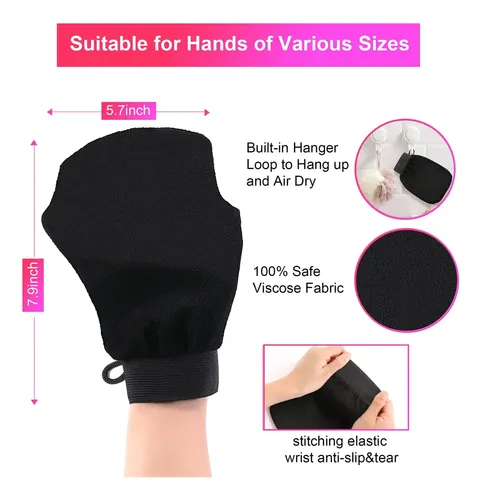 5 Guantes Exfoliantes Coreanos, Removedores De Piel Muerta,