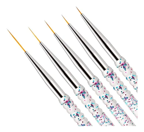 Kit 10 Herramientas Para Uñas Con Pinceles Y Dotting
