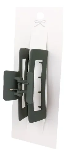 Broche De Pelo Mujer  Rectangular Opaca Tamaño 7,5cms