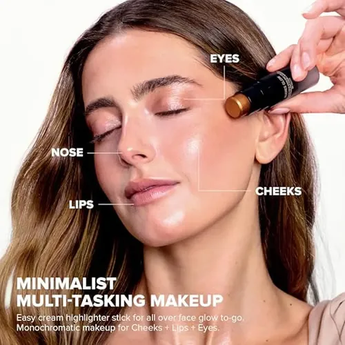 Iluminador En Barra Nudestix Nudies Glow, Crema Multiuso, Al