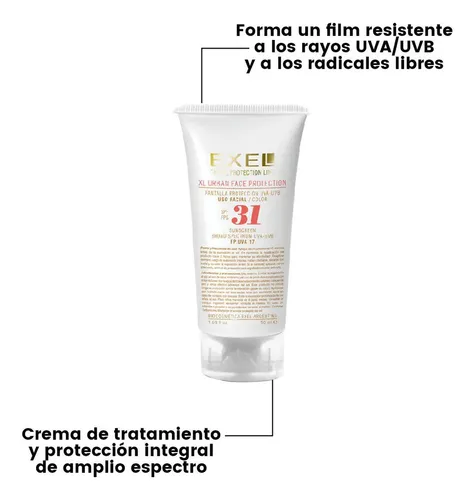 Crema Protectora Solar Facial Exel 50ml