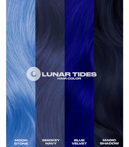 Pintura Capilar Semi-permanente Lunar Tides Blue Velvet 4oz