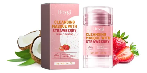 Mascarilla En Barra Hoygi Strawberry Clay Para Limpieza Prof