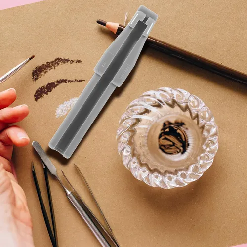 Sacapuntas De Maquillaje 3 Piezas Para Lápiz De Cejas Y Labi