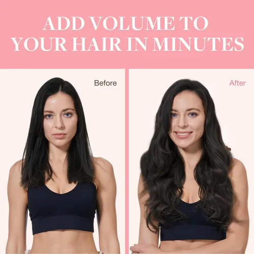 Extensiones De Cabello Natural Negro,120g, 7unid