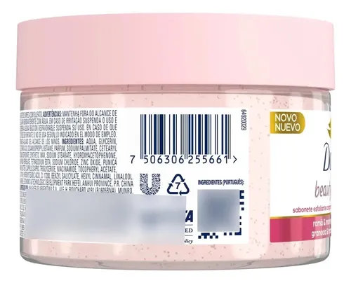 Dove Exfoliante Scrub Granada En Pote De 280g