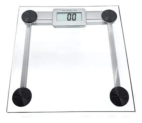 Balanza Baño Personal Vidrio Templado Display Salud Cuerpo Vidrio