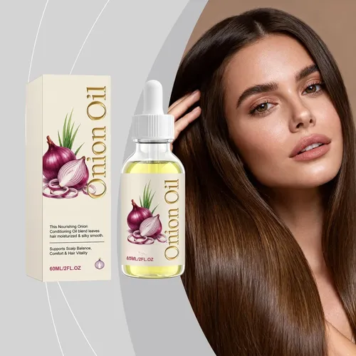 Onion Oil For Hair & Scalp, Natural Onion Oil Blend With