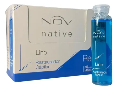 Ampolla Lino Nov Restaurador Capilar Caja X 15 Unidades
