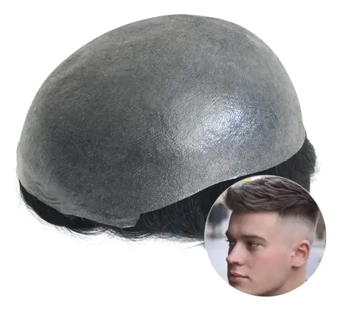 Prótesis Capilar Masculina – Castaño Oscuro