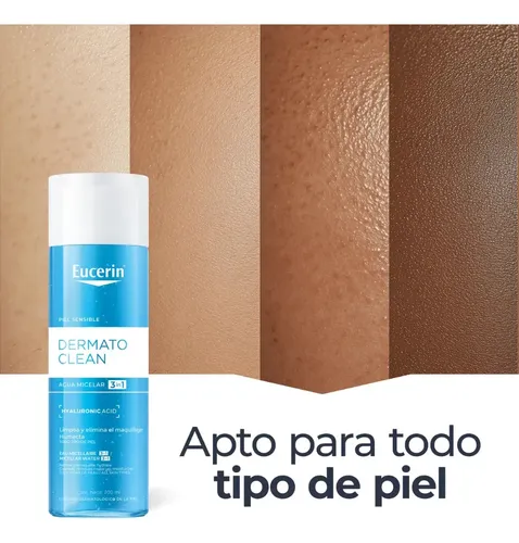 Loción Micelar Limpiadora 3 En 1 Eucerin Dermatoclean 200ml