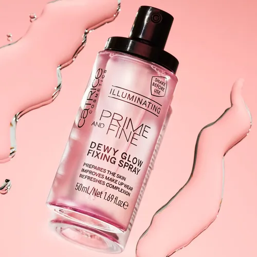 Spray Fijador Catrice Prime & Fine Iluminador Con Brillo Hum