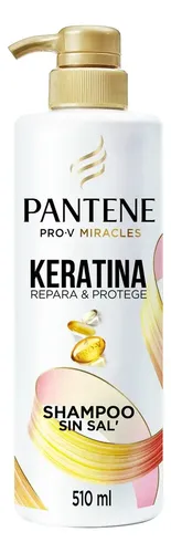 Shampoo Reparador Pantene Pro-V Miracles Keratina Repara y Protege 510 ml